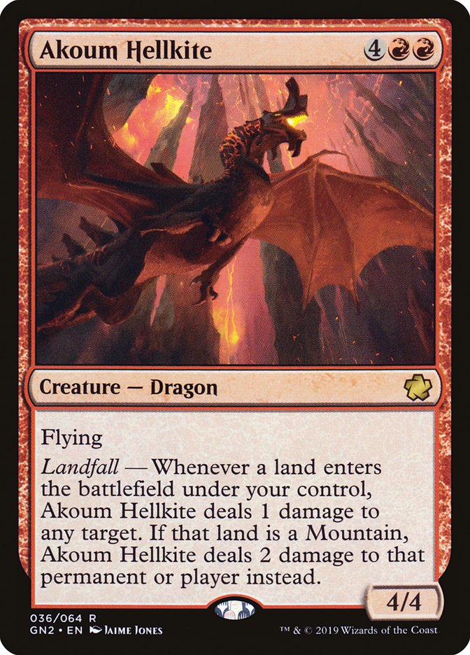 Akoum Hellkite [Game Night 2019] | Chromatic Games