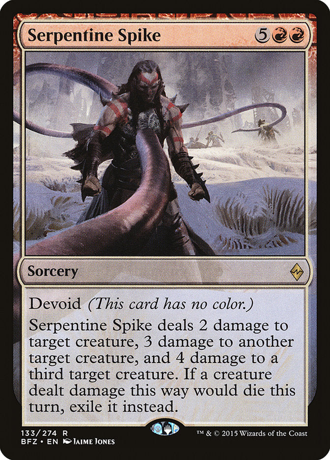 Serpentine Spike [Battle for Zendikar] | Chromatic Games