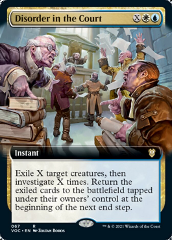 Disorder in the Court (Extended Art) [Innistrad: Crimson Vow Commander] | Chromatic Games