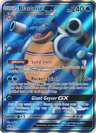 Blastoise GX (SM Black Star Promos) (SM189) [Jumbo Cards] | Chromatic Games