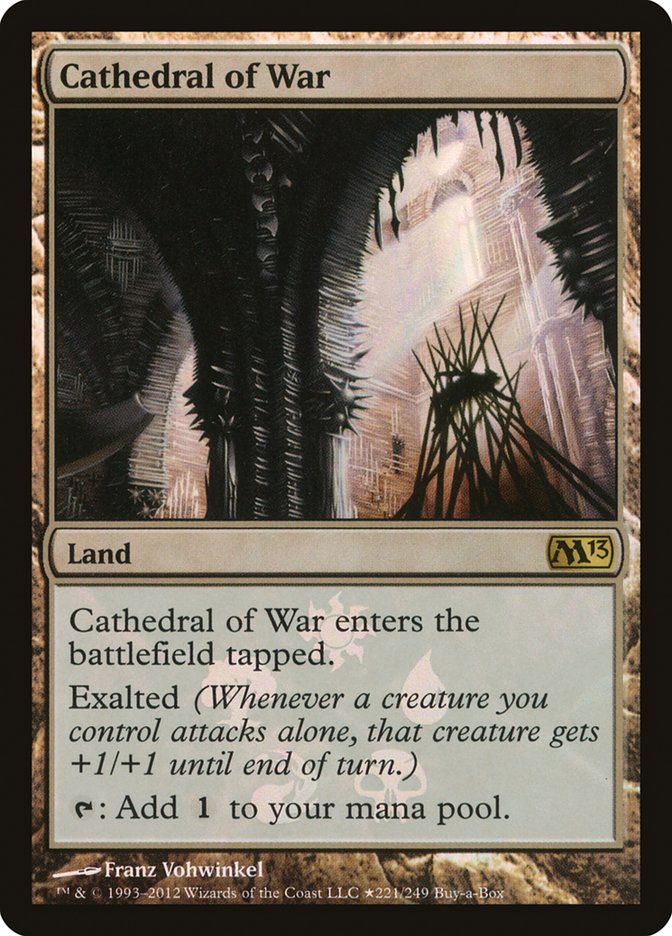 Cathedral of War (Buy-A-Box) [Magic 2013 Promos] | Chromatic Games
