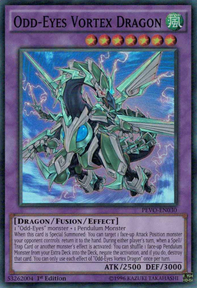 Odd-Eyes Vortex Dragon [PEVO-EN030] Super Rare | Chromatic Games