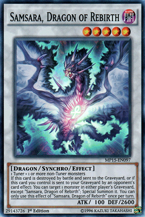 Samsara, Dragon of Rebirth [MP15-EN097] Super Rare | Chromatic Games