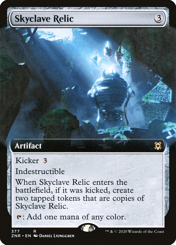 Skyclave Relic (Extended Art) [Zendikar Rising] | Chromatic Games