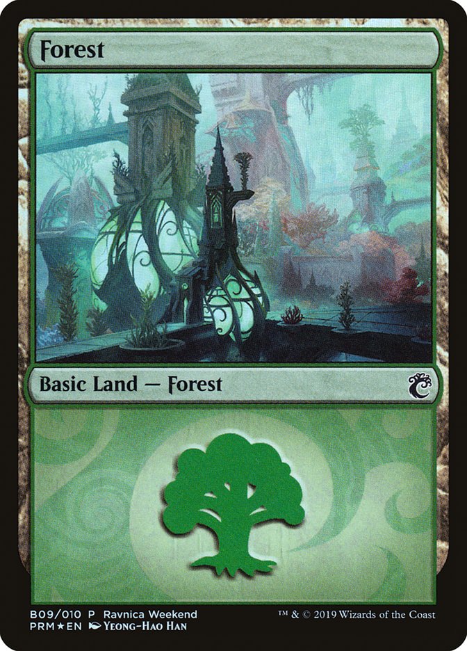 Forest (B09) [Ravnica Allegiance Guild Kit] | Chromatic Games