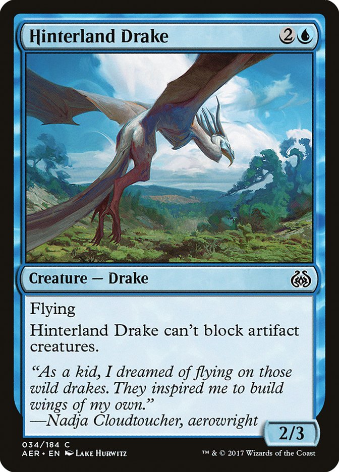 Hinterland Drake [Aether Revolt] | Chromatic Games