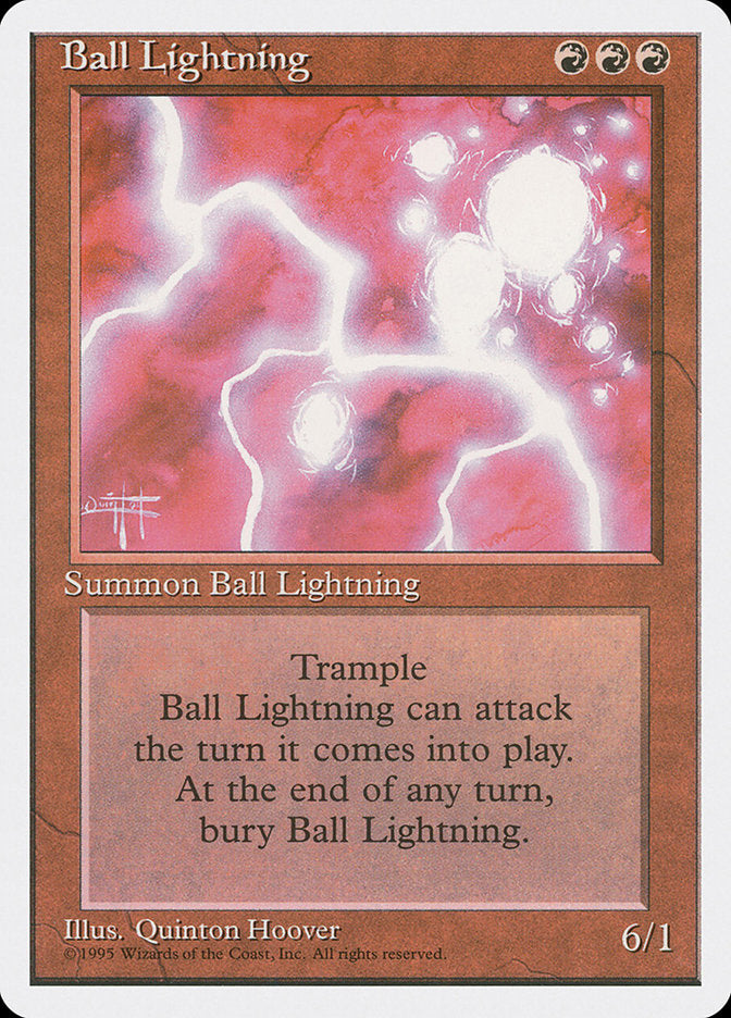 Ball Lightning [Fourth Edition] | Chromatic Games