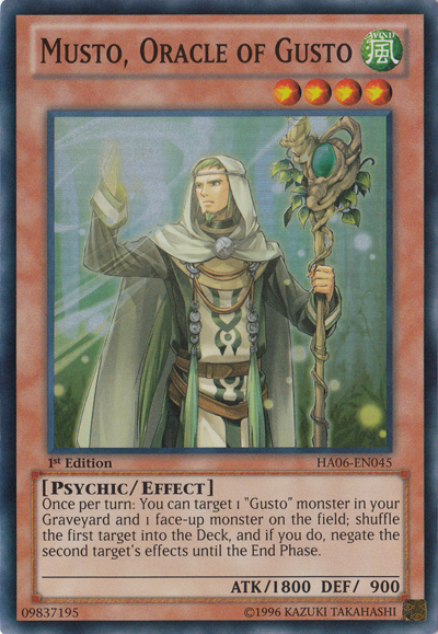 Musto, Oracle of Gusto [HA06-EN045] Super Rare | Chromatic Games