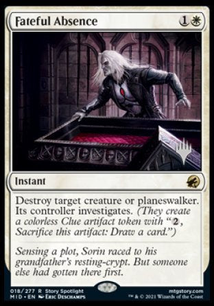 Fateful Absence (Promo Pack) [Innistrad: Midnight Hunt Promos] | Chromatic Games