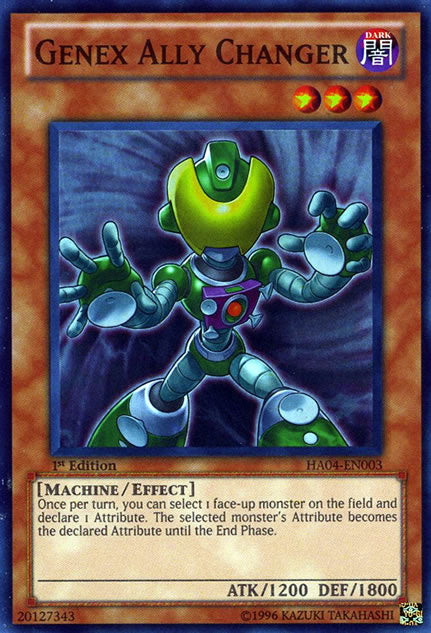 Genex Ally Changer [HA04-EN003] Super Rare | Chromatic Games