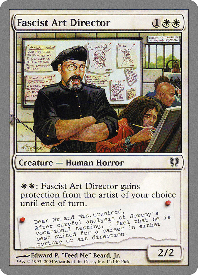 Fascist Art Director [Unhinged] | Chromatic Games