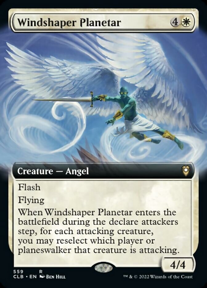 Windshaper Planetar (Extended Art) [Commander Legends: Battle for Baldur's Gate] | Chromatic Games