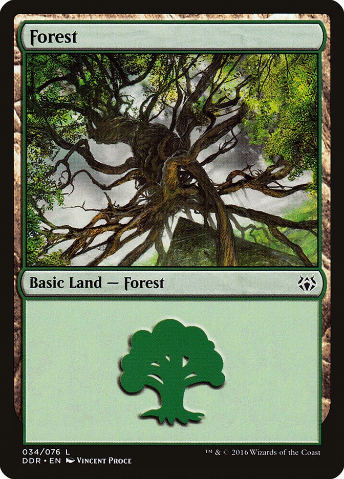 Forest (34) [Duel Decks: Nissa vs. Ob Nixilis] | Chromatic Games