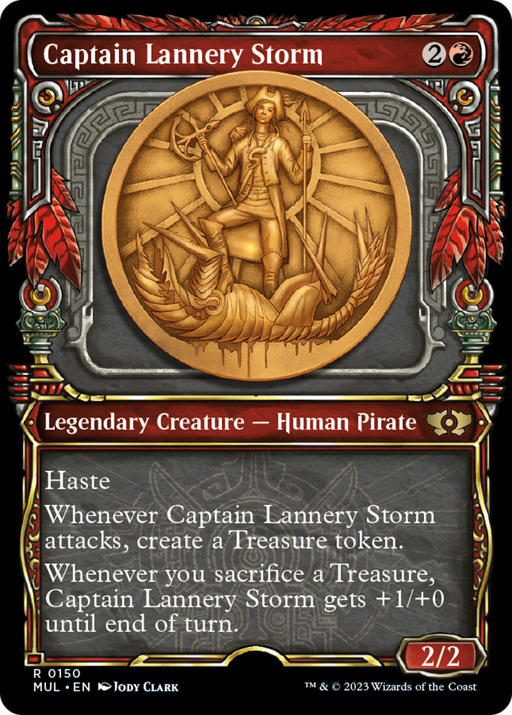 Captain Lannery Storm (Halo Foil) [Multiverse Legends] | Chromatic Games