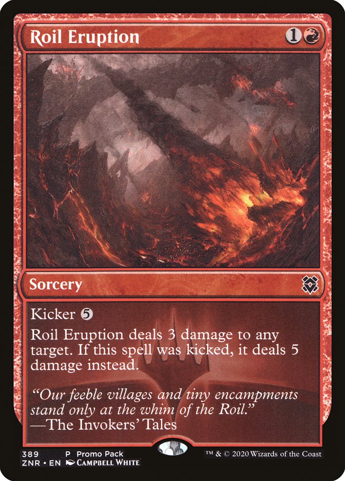 Roil Eruption (Promo Pack) [Zendikar Rising Promos] | Chromatic Games