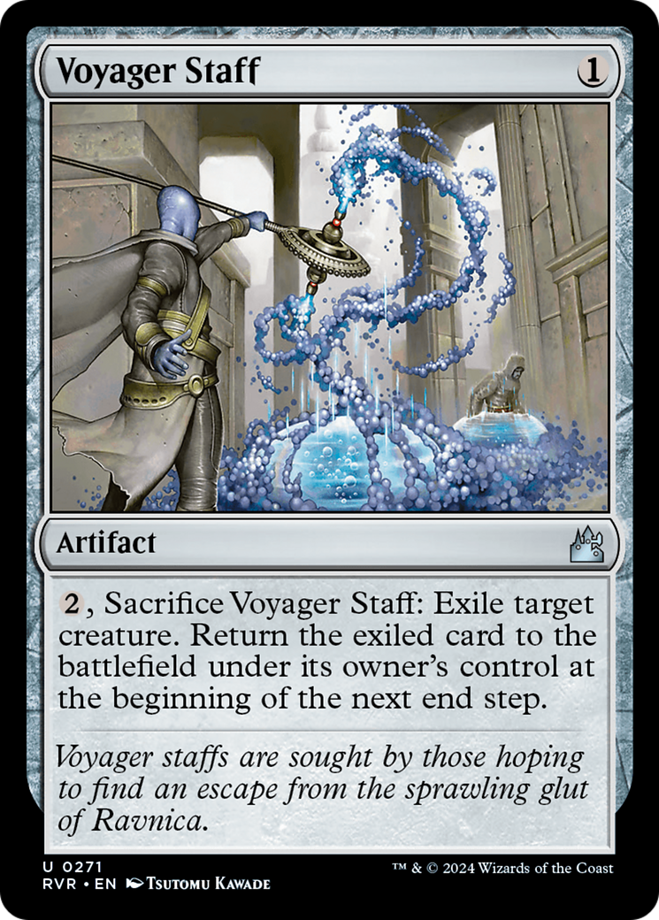 Voyager Staff [Ravnica Remastered] | Chromatic Games