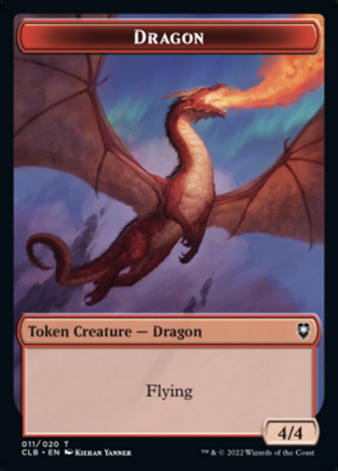 Dragon Token [Commander Legends: Battle for Baldur's Gate Tokens] | Chromatic Games