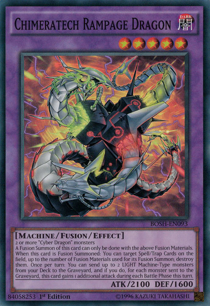 Chimeratech Rampage Dragon [BOSH-EN093] Super Rare | Chromatic Games