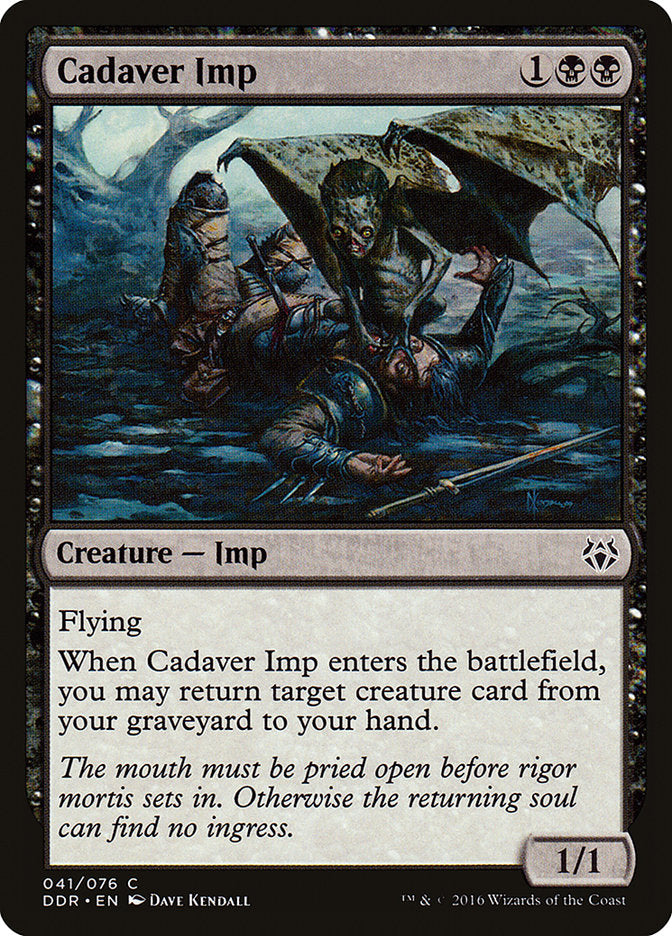 Cadaver Imp [Duel Decks: Nissa vs. Ob Nixilis] | Chromatic Games