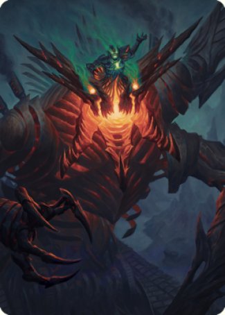 Mishra, Lost to Phyrexia Art Card [The Brothers' War Art Series] | Chromatic Games