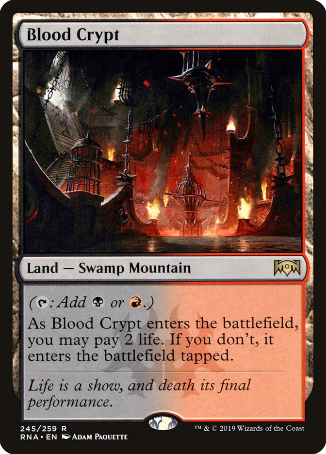 Blood Crypt [Ravnica Allegiance] | Chromatic Games