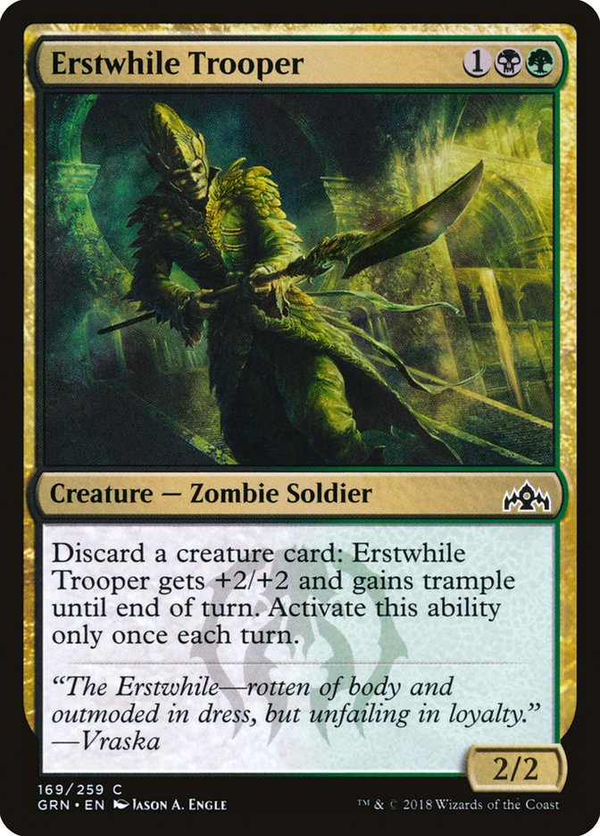 Erstwhile Trooper [Guilds of Ravnica] | Chromatic Games