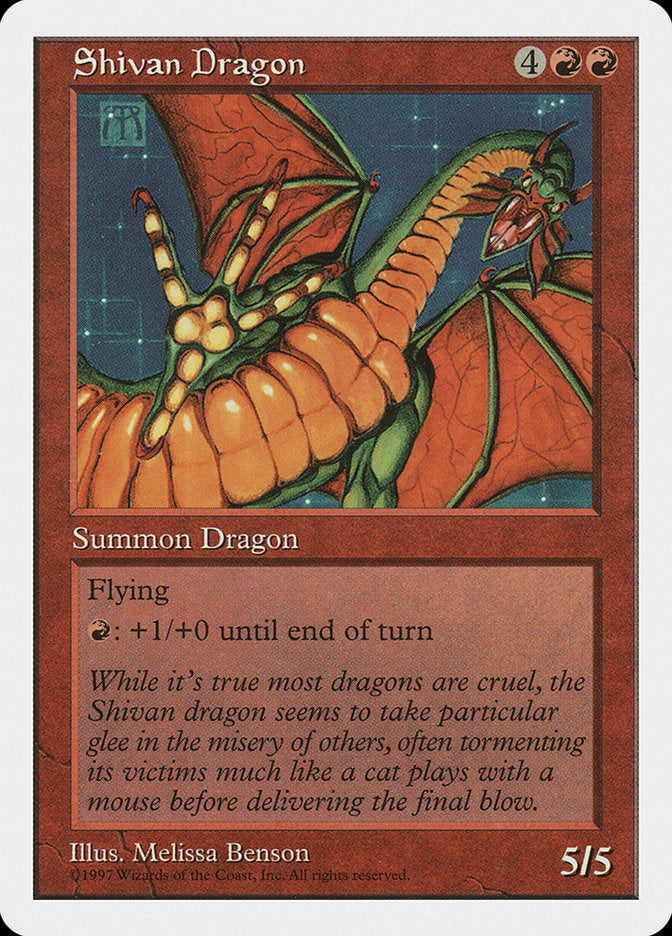 Shivan Dragon [Fifth Edition] | Chromatic Games
