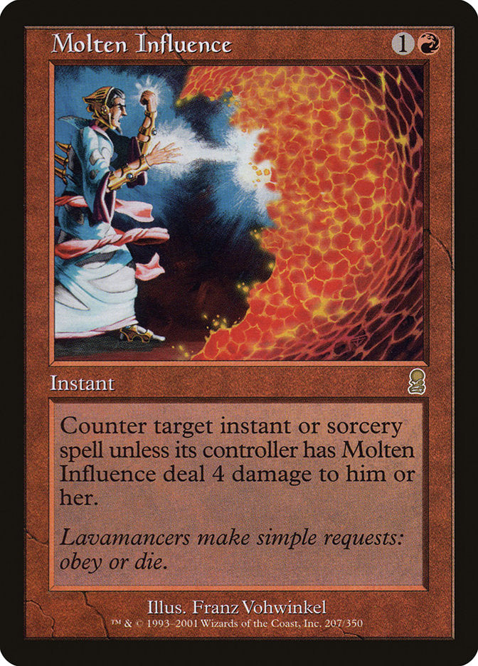 Molten Influence [Odyssey] | Chromatic Games