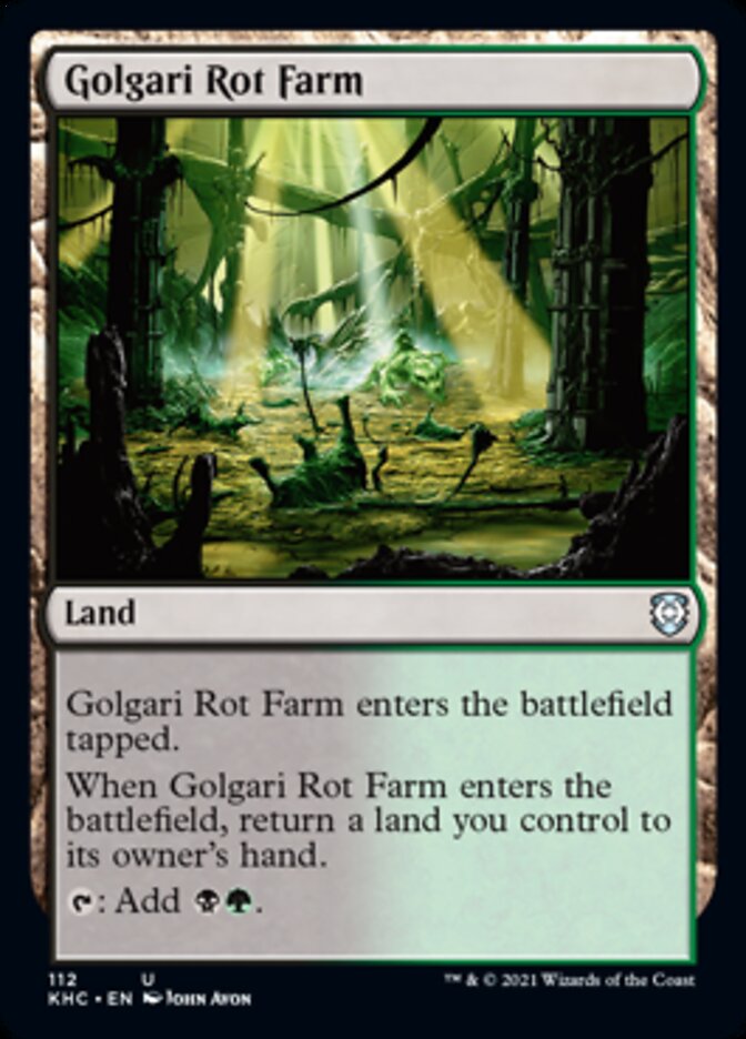 Golgari Rot Farm [Kaldheim Commander] | Chromatic Games