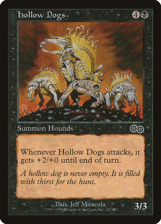 Hollow Dogs [Urza's Saga] | Chromatic Games