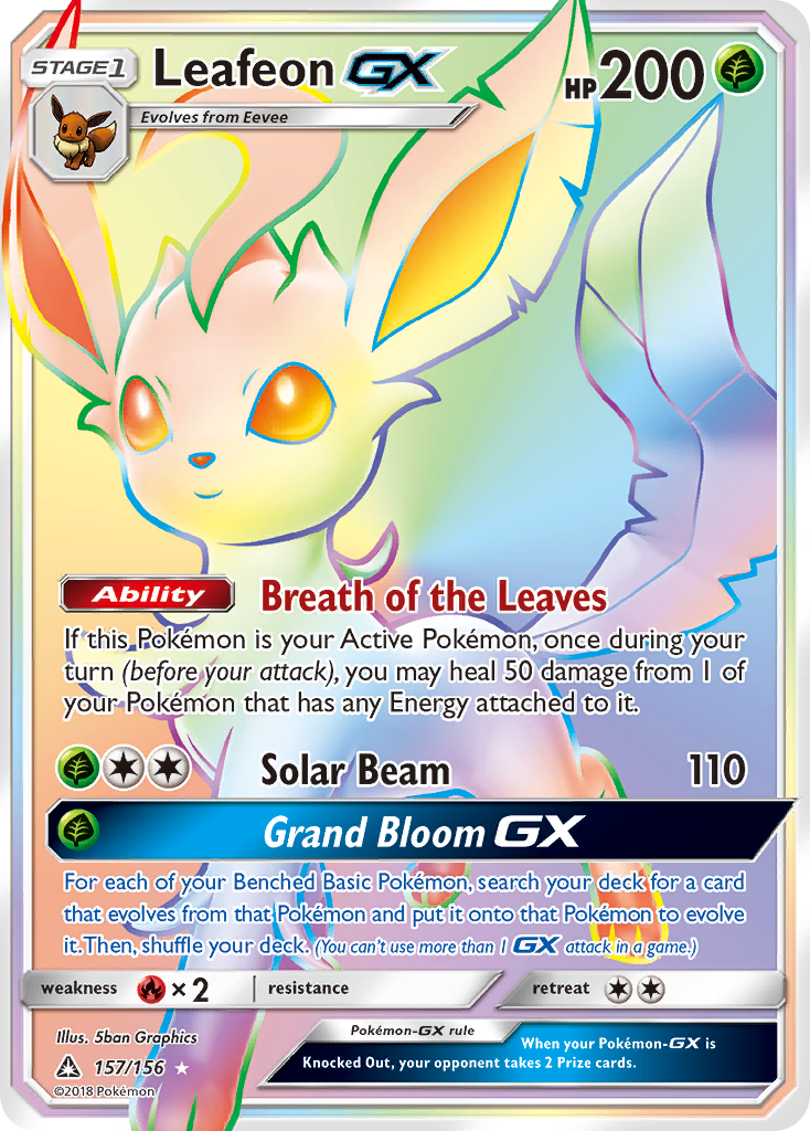 Leafeon GX [Ultra Prism] | Chromatic Games