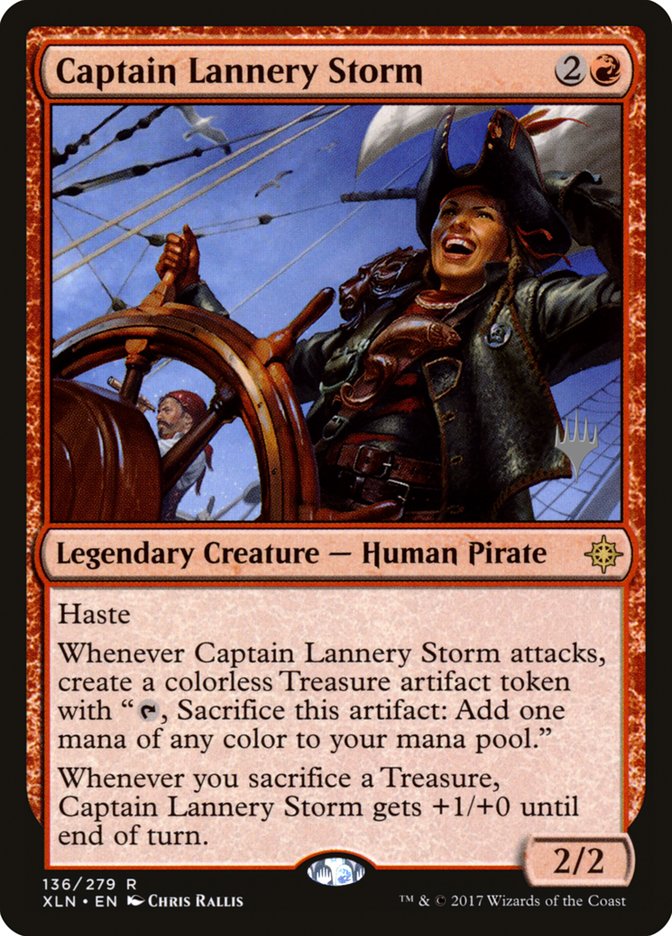 Captain Lannery Storm (Promo Pack) [Ixalan Promos] | Chromatic Games