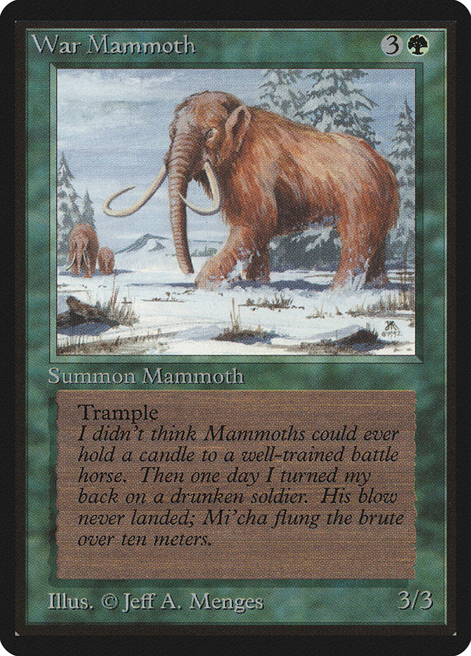 War Mammoth [Beta Edition] | Chromatic Games