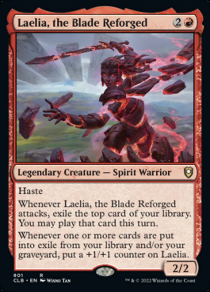 Laelia, the Blade Reforged [Commander Legends: Battle for Baldur's Gate] | Chromatic Games