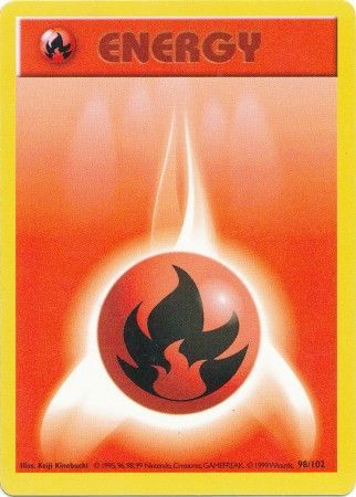 Fire Energy [Base Set (Shadowless)] | Chromatic Games