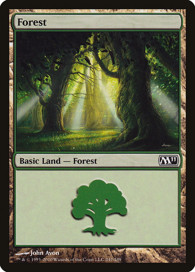 Forest (247) [Magic 2011] | Chromatic Games