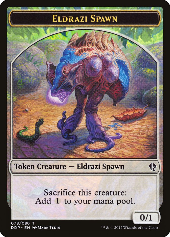 Eldrazi Spawn Token (078/080) [Duel Decks: Zendikar vs. Eldrazi] | Chromatic Games