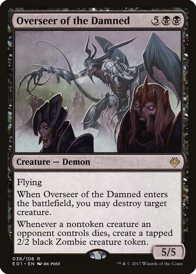 Overseer of the Damned [Archenemy: Nicol Bolas] | Chromatic Games