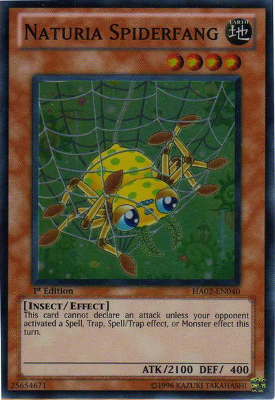 Naturia Spiderfang [HA02-EN040] Super Rare | Chromatic Games