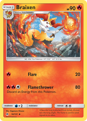 Braixen (16/131) [Sun & Moon: Forbidden Light] | Chromatic Games