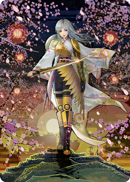 The Wandering Emperor 2 Art Card [Kamigawa: Neon Dynasty Art Series] | Chromatic Games