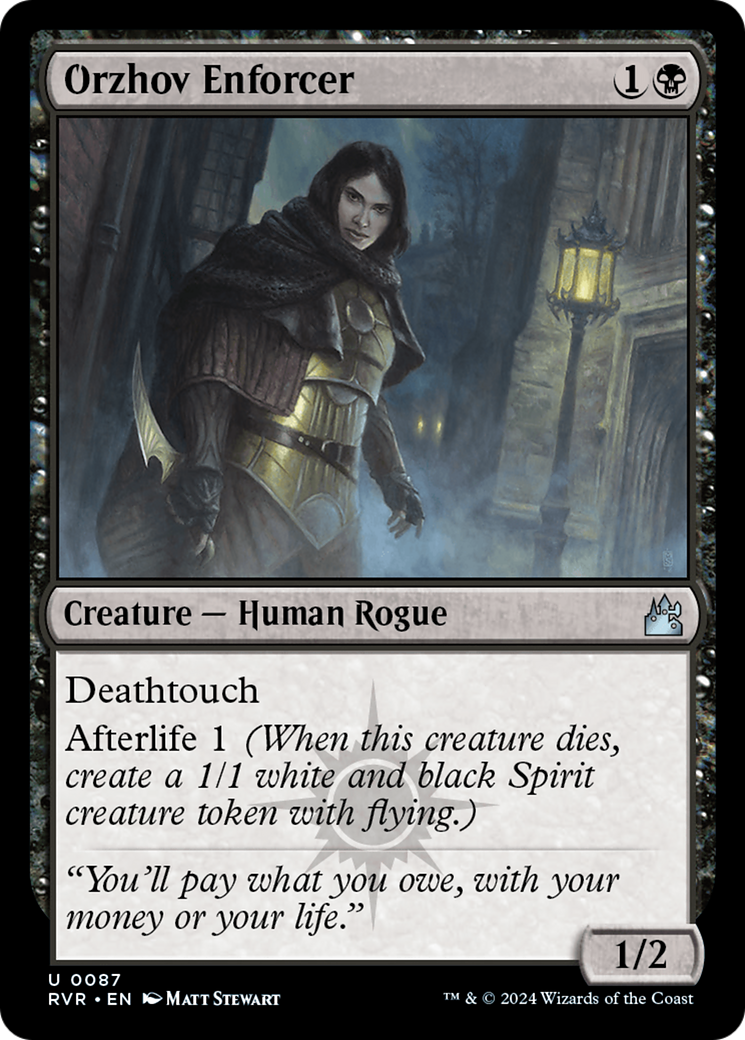 Orzhov Enforcer [Ravnica Remastered] | Chromatic Games