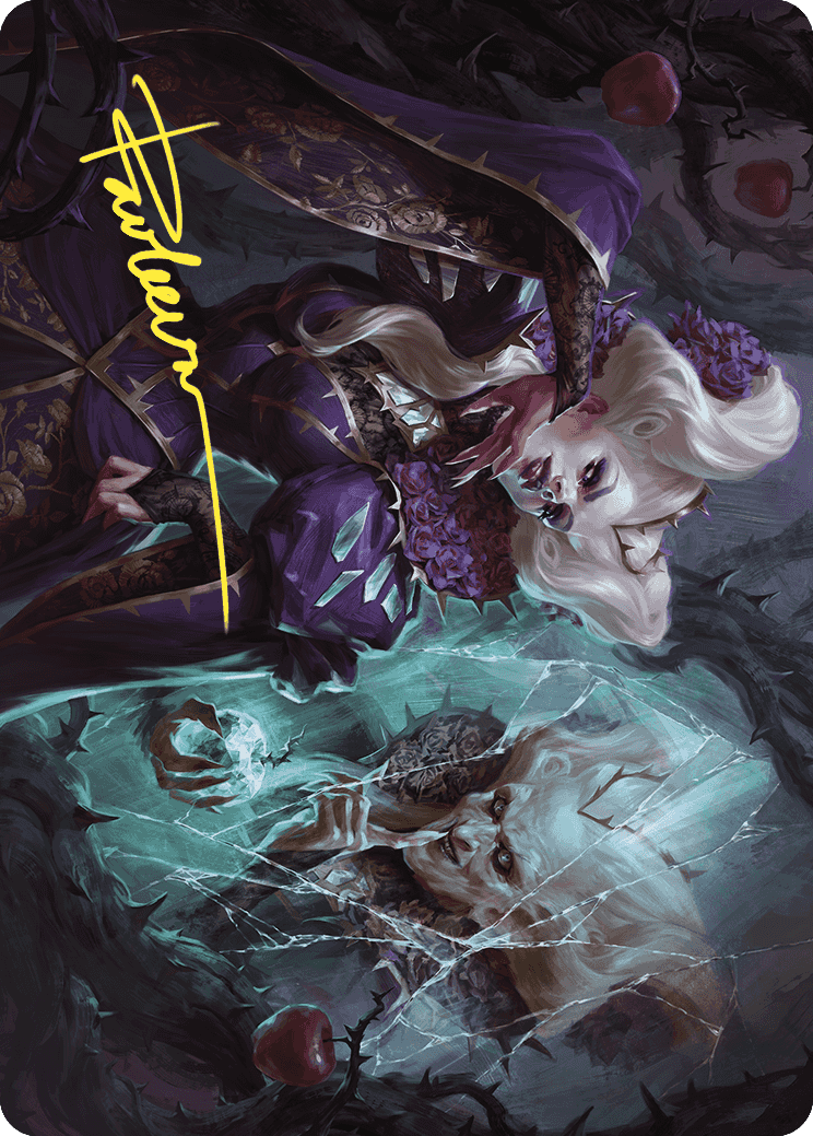 Conceited Witch Art Card (Gold-Stamped Signature) [Wilds of Eldraine Art Series] | Chromatic Games