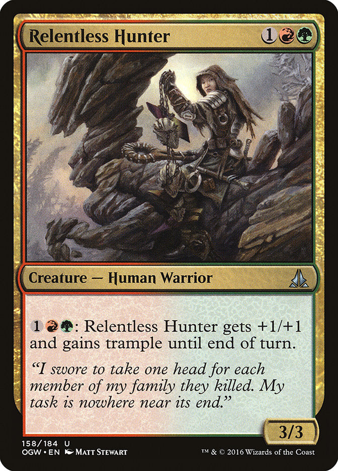 Relentless Hunter [Oath of the Gatewatch] | Chromatic Games