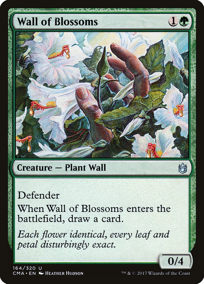 Wall of Blossoms [Commander Anthology] | Chromatic Games