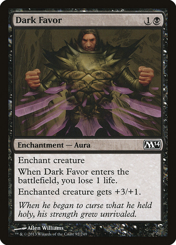 Dark Favor [Magic 2014] | Chromatic Games