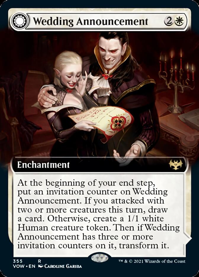 Wedding Announcement // Wedding Festivity (Extended Art) [Innistrad: Crimson Vow] | Chromatic Games