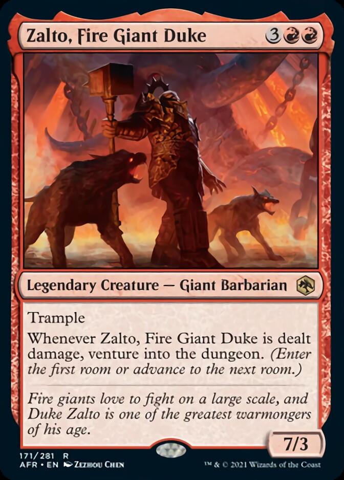 Zalto, Fire Giant Duke [Dungeons & Dragons: Adventures in the Forgotten Realms] | Chromatic Games