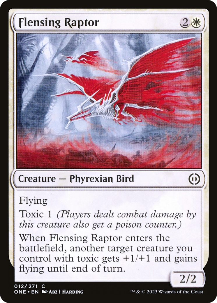 Flensing Raptor [Phyrexia: All Will Be One] | Chromatic Games