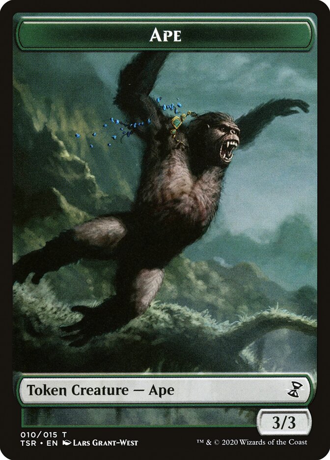 Angel // Ape Double-Sided Token [Double Masters Tokens] | Chromatic Games